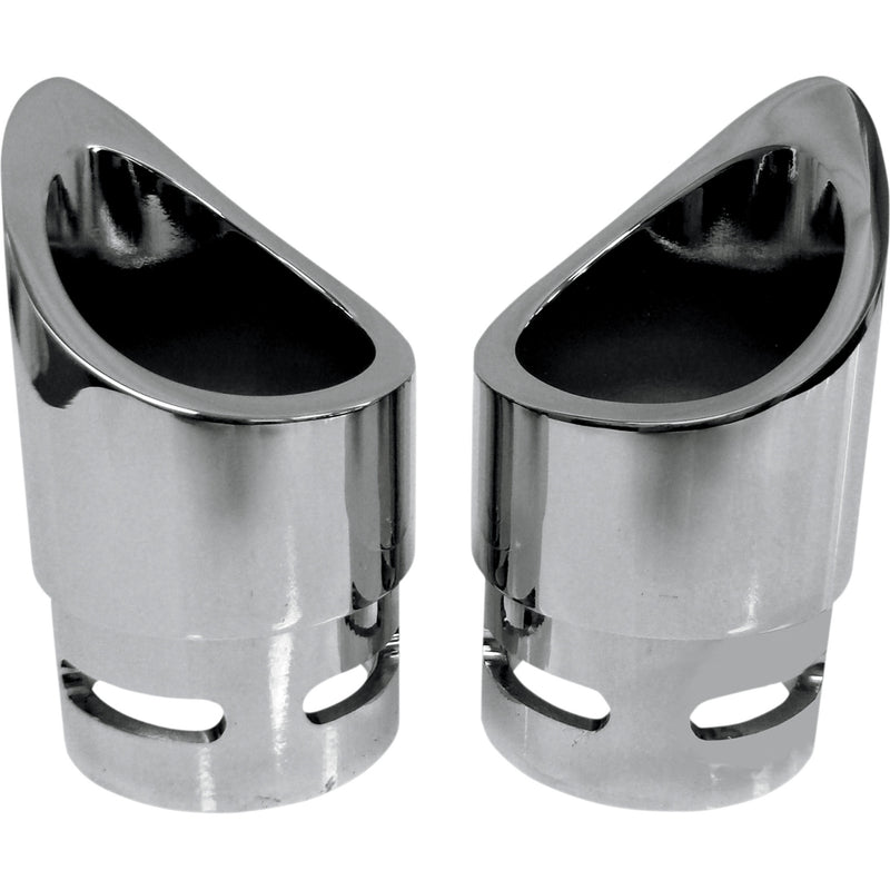 BARON 1812-0171 BA-1100-02 Family Jewel Exhaust Tip chrome - mini scalloped