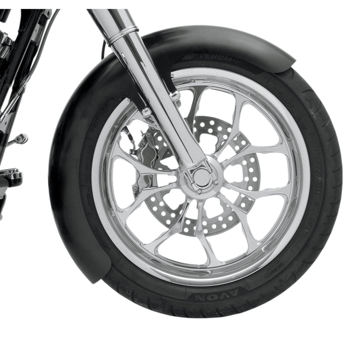 KLOCK WERKS 1401-0224 KWF-01-0104 Tire Hugger Front Fender for Dresser - Wrapper Fender Kit - Steel - Black - 16"-19"