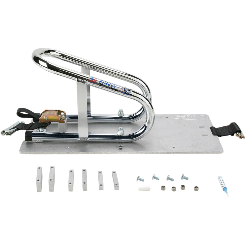 PINGEL 3911-0009 WC65ER Removable Series E-Track Wheel Chock - Recessed - Removable - Chrome - 6-1/2"