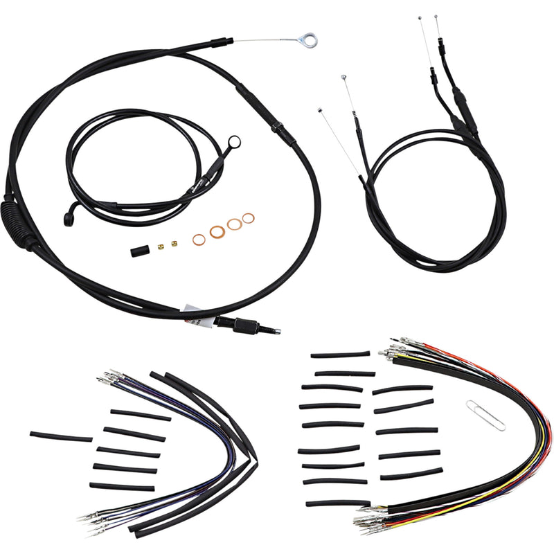 Burly Brand Complete Cable Kit - B30-1146 For Harley Dyna 2006-2017