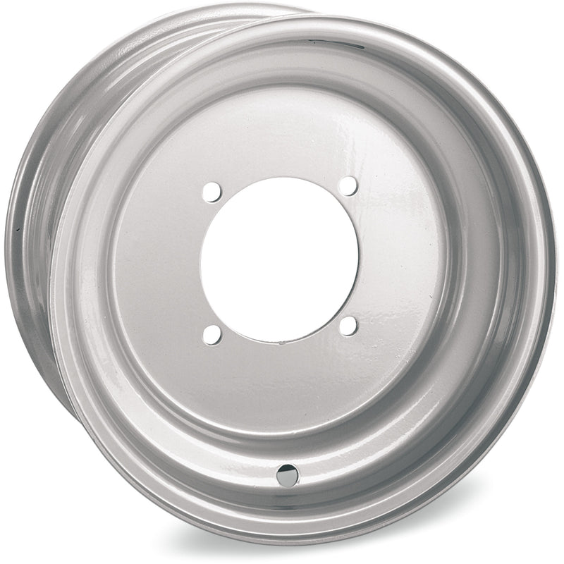 AMS 0231-0008 AMS119 Steel Replacement Wheel Steel Wheel - Front - Chrome - 10x5 - 4/110 - 3+2