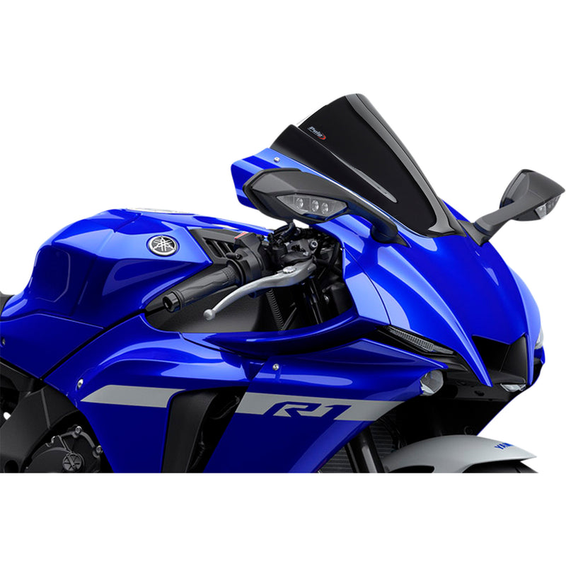 PUIG HI-TECH PARTS 2301-2989 3826N Z-Racing Windscreen Race Windscreen - 13-1/4" - Black - YZF-R1