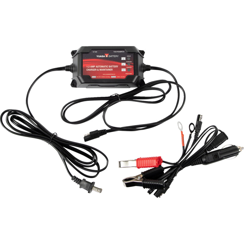 YUASA 3807-0661 YUA1P2AMPCH 1.2 Amp 12V Battery Charger and Maintainer Battery Charger - 1.2 12V