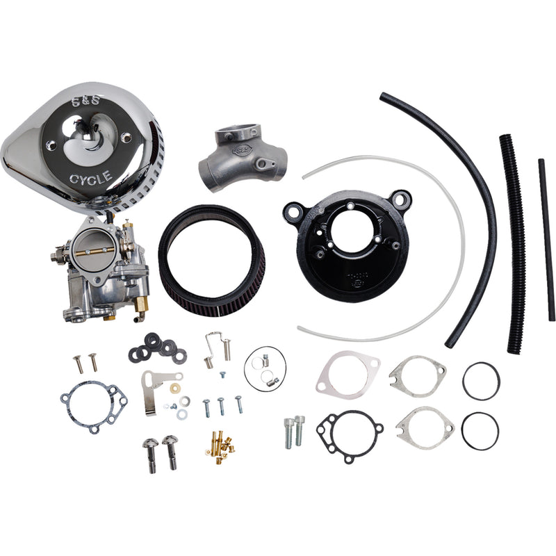 S&S Cycle Carburetor W Stealth Air Cleaner - 110-0147 For Harley Motorcycles 1984-1999
