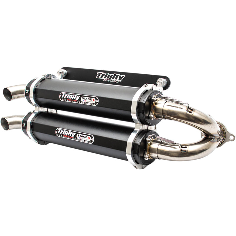 Trinity Racing Stage 5 Muffler - TR-4152S-BK Polaris RZR 2016-2021