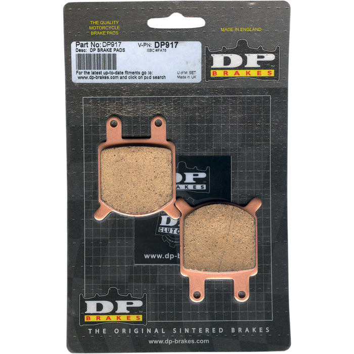 DP BRAKES DP-917 DP917 Standard DP Sintered Brake Pads Standard Brake Pads - Kawasaki