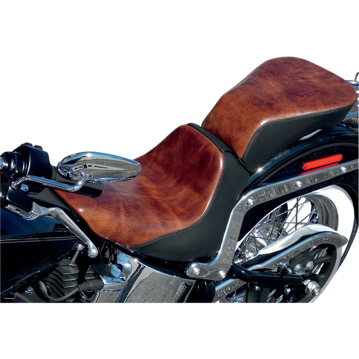 SADDLEMEN 0802-0751 806-15-016B Pillion Pad - Lariat - Brown