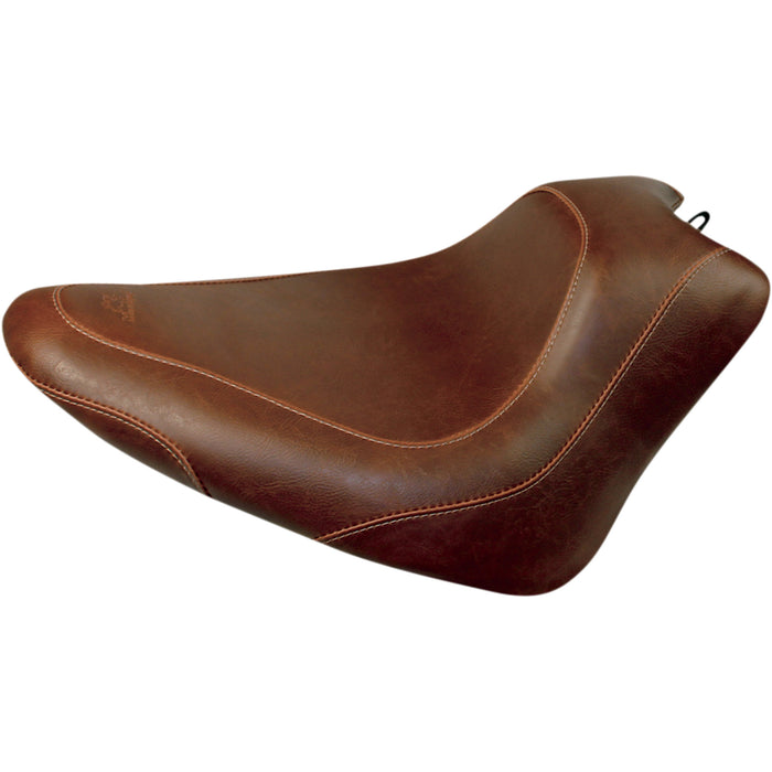 MUSTANG 0802-0771 76764 Wide Tripper™ Solo Seat - without Backrest - Smooth - Brown