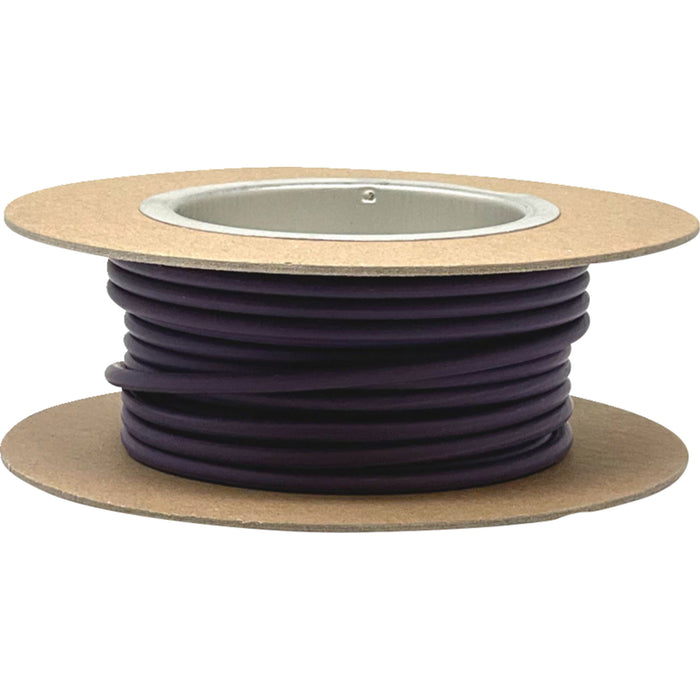 NAMZ 2120-1283 NGWR-710 Bare-Copper GXL Hook-Up Wire - 25' GXL Wire Spool - 10 Gauge - Violet