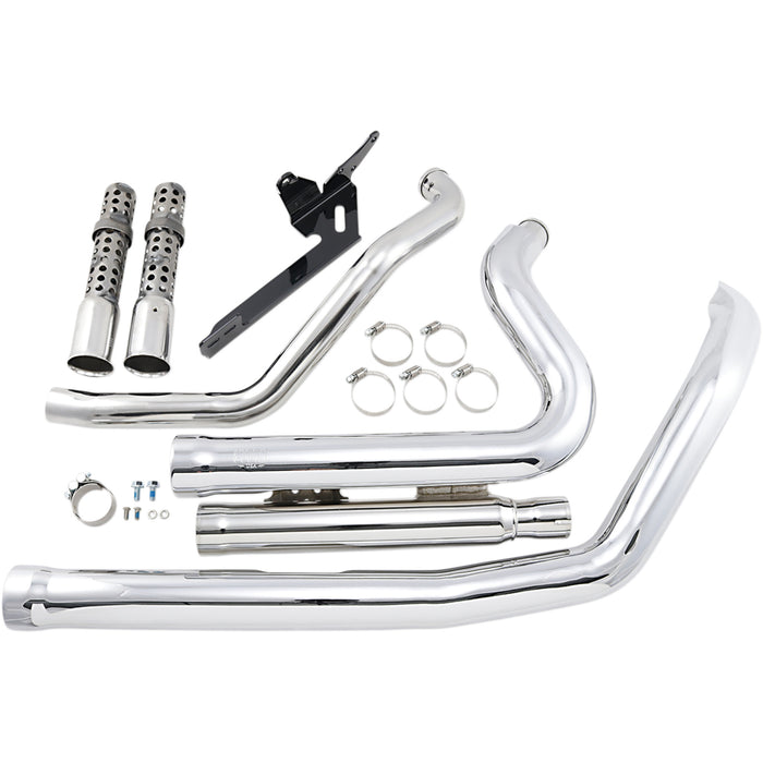 COBRA 1800-2091 6704 Speedster 909 Exhaust System - Chrome - '07-'13 XL