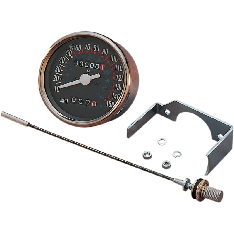Drag Specialties Gauge - DS-243864 For Harley Dyna 1973-1984