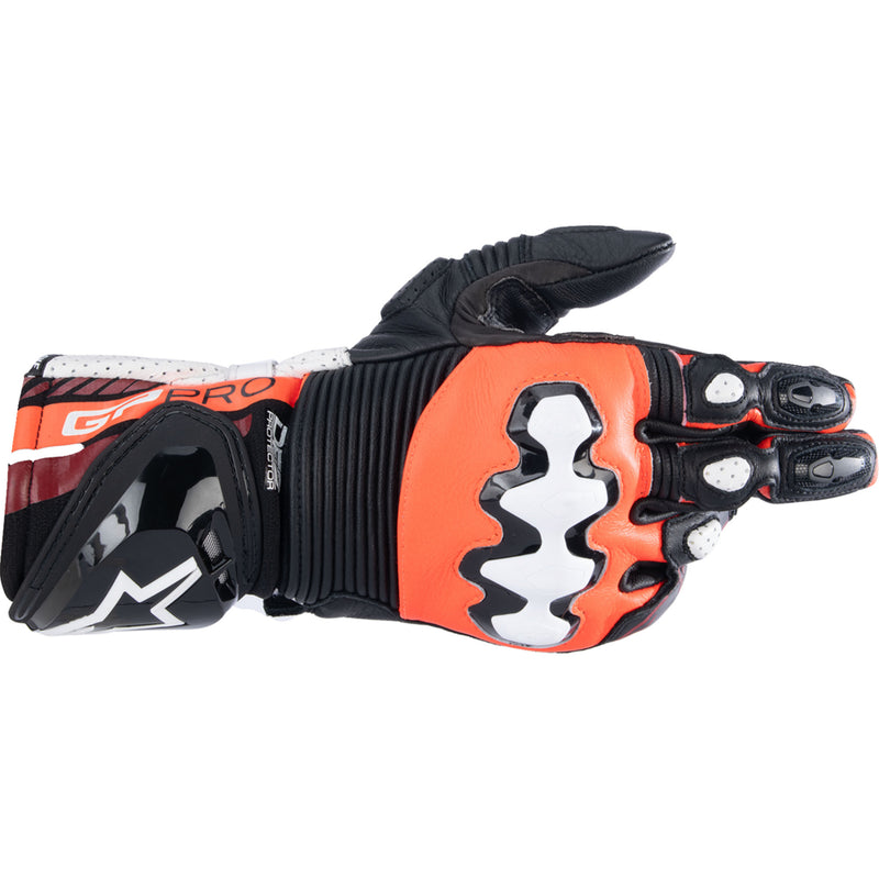 ALPINESTARS GP Pro R4 Gloves Black/Fluo - Red/White