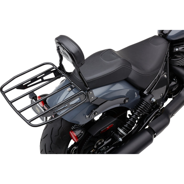COBRA 1501-0750 502-2012B Detachable Mini Backrest Detachable Backrest - Mini - Black - Chieftain