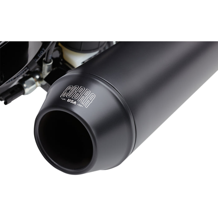 COBRA 1800-2167 6477B El Diablo 2:1 Exhaust System - 4" El Diablo Exhaust - Black