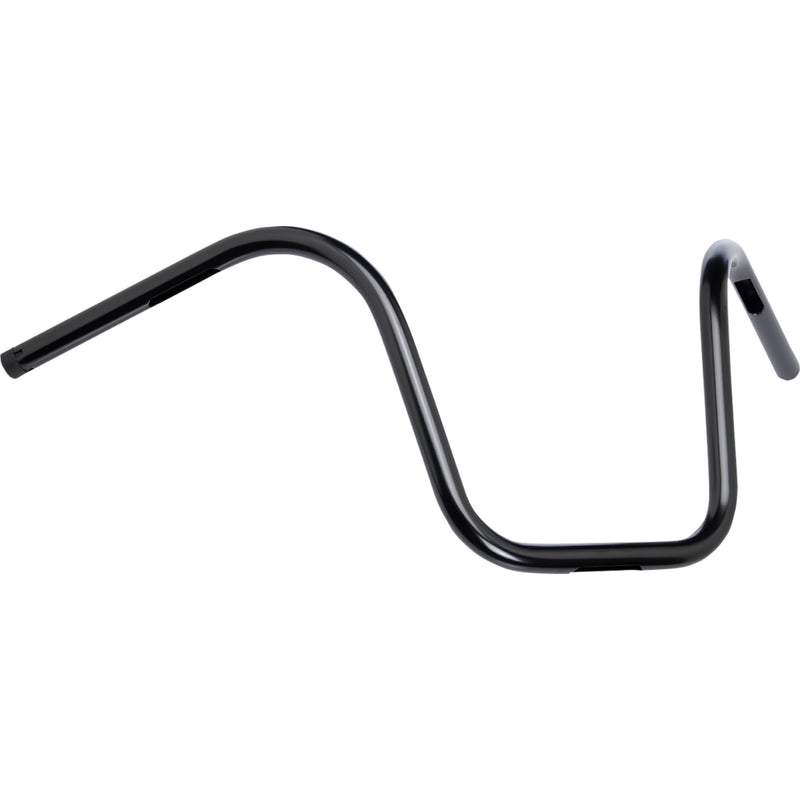 BILTWELL 0601-5643 6004-2017 1" Handlebar w/ TBW Plugs ape hanger - black