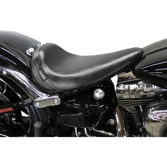 LE PERA 0802-0873 LKB-007 Bare Bones Solo Seat - Smooth - Black - FXSB '13-'17