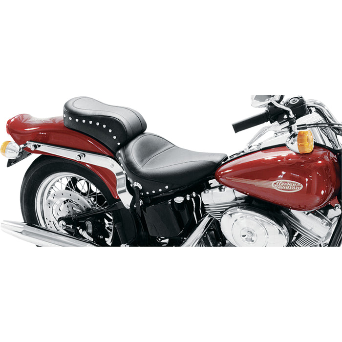 MUSTANG DS-900218 75076 Studded 2-Up Seat - Original Studded Seat - Softail '00-'05