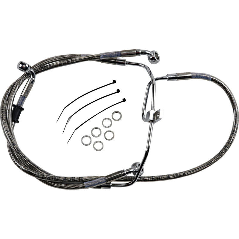 Drag Specialties Brake Line For Harley Fat Bob 2008-2017