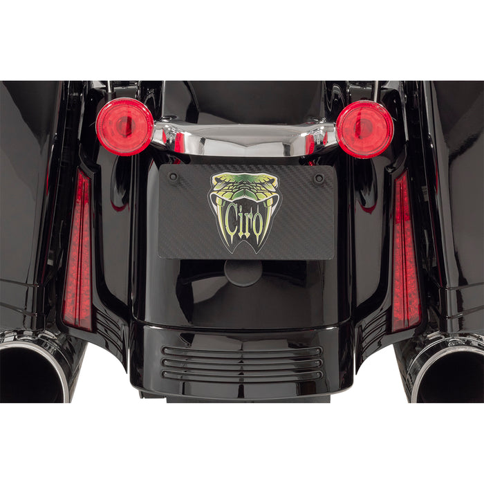 CIRO 2040-2681 40043 Filler Panel Lights - Red Lens - Red LEDs - Black