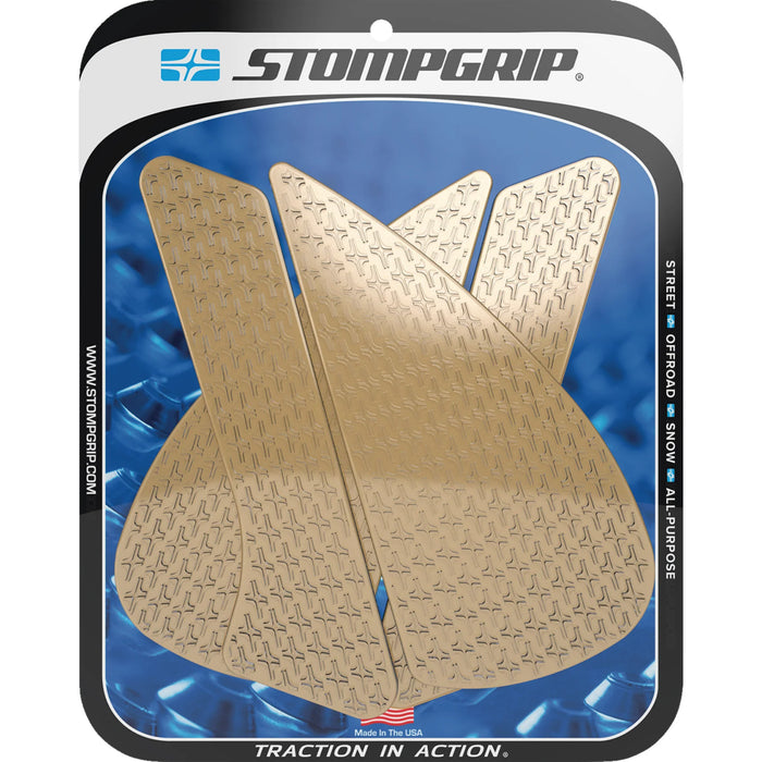 STOMPGRIP 4320-2793 55-14-0177C Icon Profile Traction Pad Tank Grips Traction Pad Tank Grips - Icon - Clear - CBR1000RR-R Fireblade SP