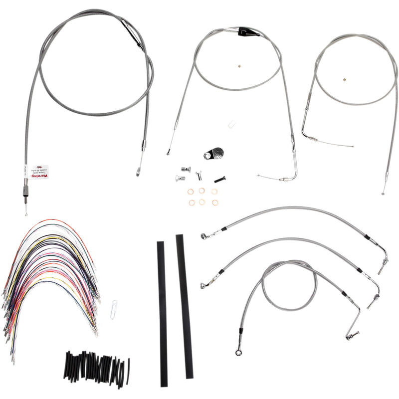 Burly Brand Complete Cable Kit - B30-1082 For Harley Touring 2000-2006
