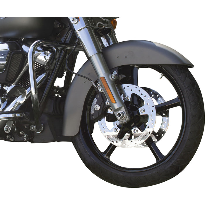 COASTAL MOTO 0201-2291 2502-ROC-213-B Rockstar Moto Forged Aluminum Front Wheel - Dual Disc/ABS - Black - 21"x3.25" - FL