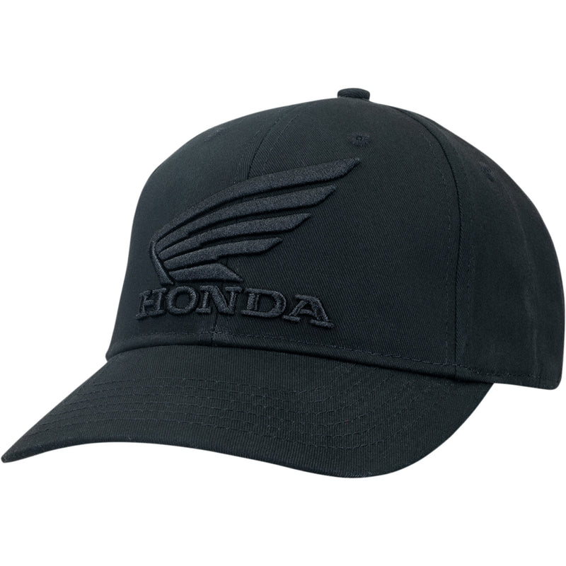 HONDA APPAREL 2501-3802 NP21A-H1826 Honda Curved Bill Hat Honda Blacked Out Hat - Black