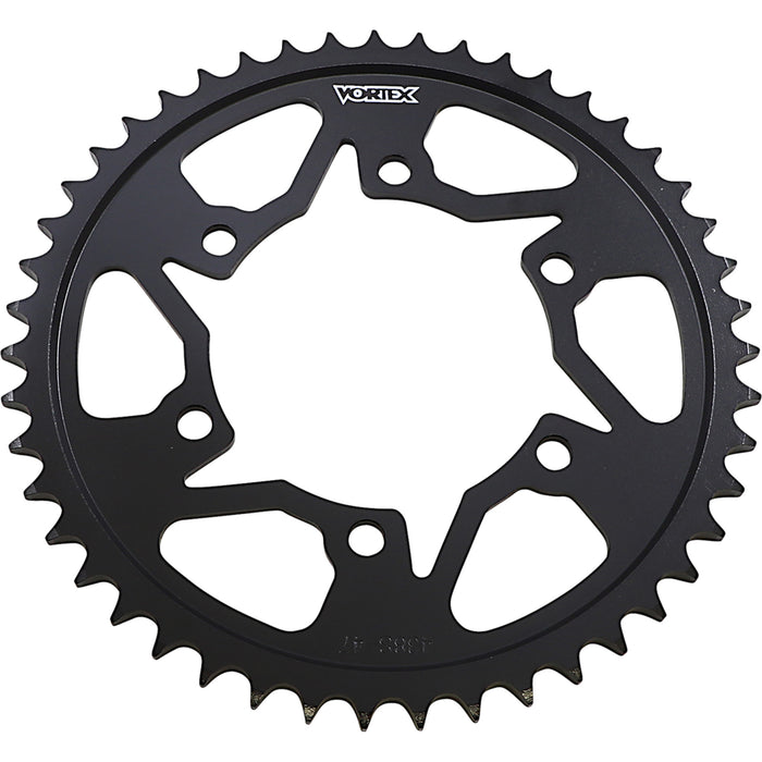 VORTEX 1210-0546 438S-47 Steel Sprocket Steel Rear Sprocket - 47 Tooth