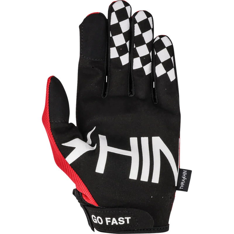 THRASHIN SUPPLY CO. Go Fast Stealth Gloves Red