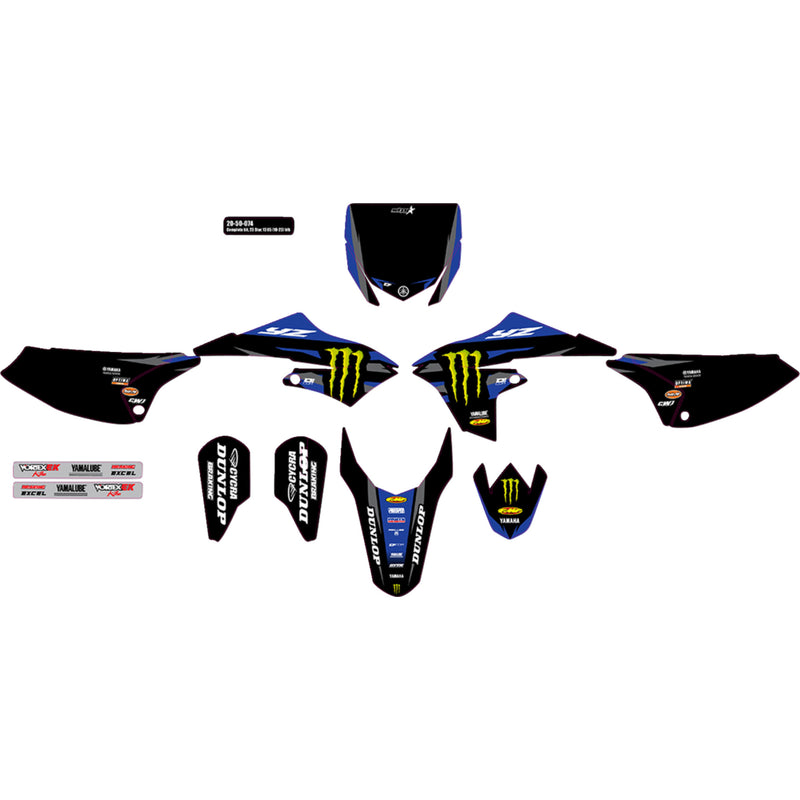 D'cor Visuals Graphic Kit - 20-50-074 Yamaha YZ 65 2018-2026