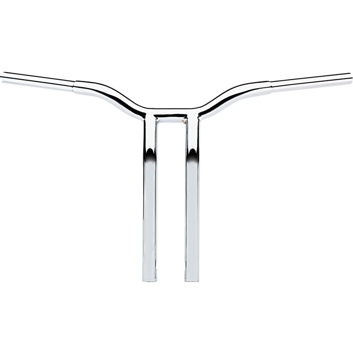 LA CHOPPERS 0601-4944 LA-7338-16 Kage Fighter Welded Bent-Riser Handlebar - One Piece - Bent - 16" - Chrome