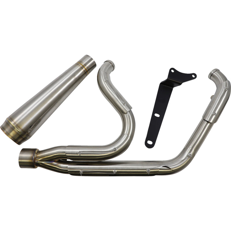 Trask Assault 2-Into-1 Exhaust System - TM-5000 For Harley Touring 2007-2016