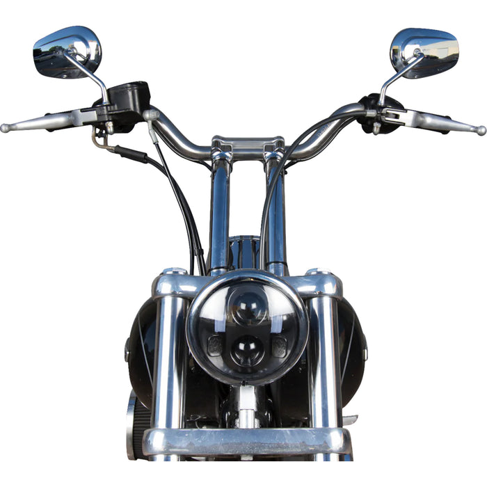 THRASHIN SUPPLY CO. 0601-6657 TSC-2804-3 1" Handlebar - Mid Bend - Chrome