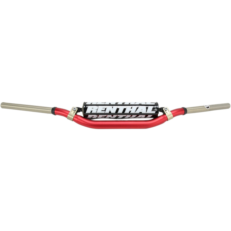 RENTHAL 0601-0224 999-01-RD-07-185 Twinwall® Handlebar — McGrath/Short/Twinwall Handlebar - Twinwall® - 999 - McGrath/'16+ SX125 - 450 - Red