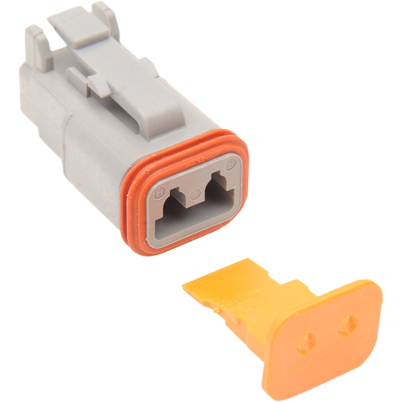 NAMZ 2120-0051 DP-2G Deutsch DT Sealed Connector Component — Wiring Connector Deutsch Plug - 2 Pin - Gray