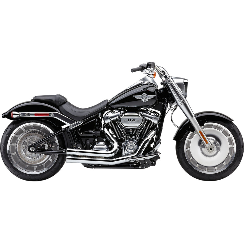 Cobra Speedster Short 2-Into-2 Exhaust System - 6715 For Harley Softail 2018-2022
