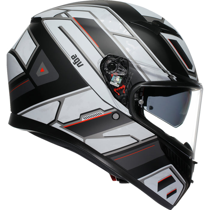 AGV K3 Rivia Helmet - Matte Black/White