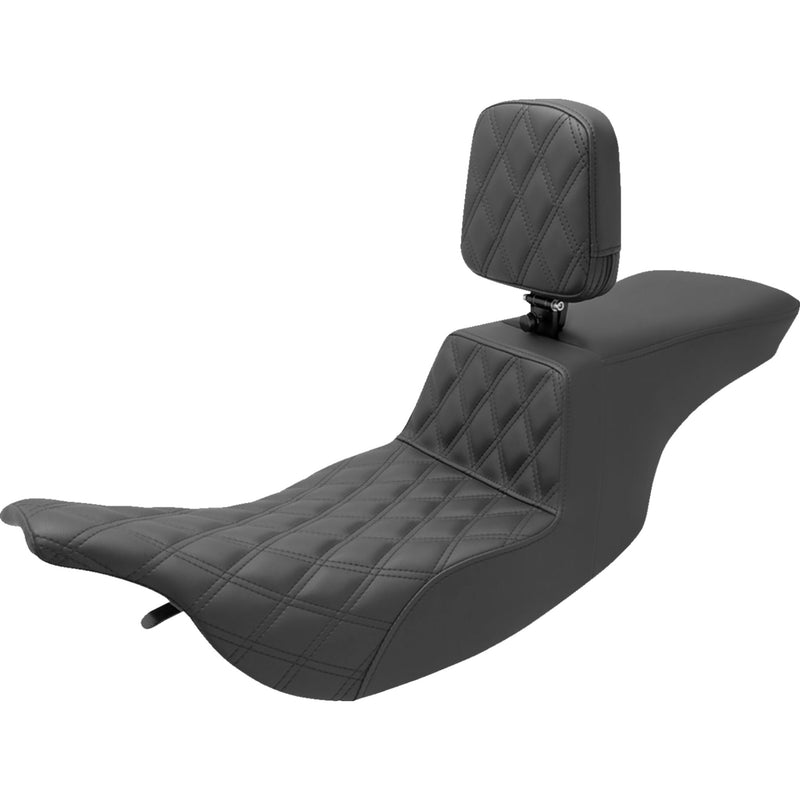 Saddlemen Step-Up Seat - 897-07-192BR For Harley Touring 1997-2007