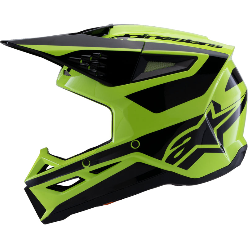 ALPINESTARS SM3 Heat Helmet - Gloss Yellow Fluo/Black