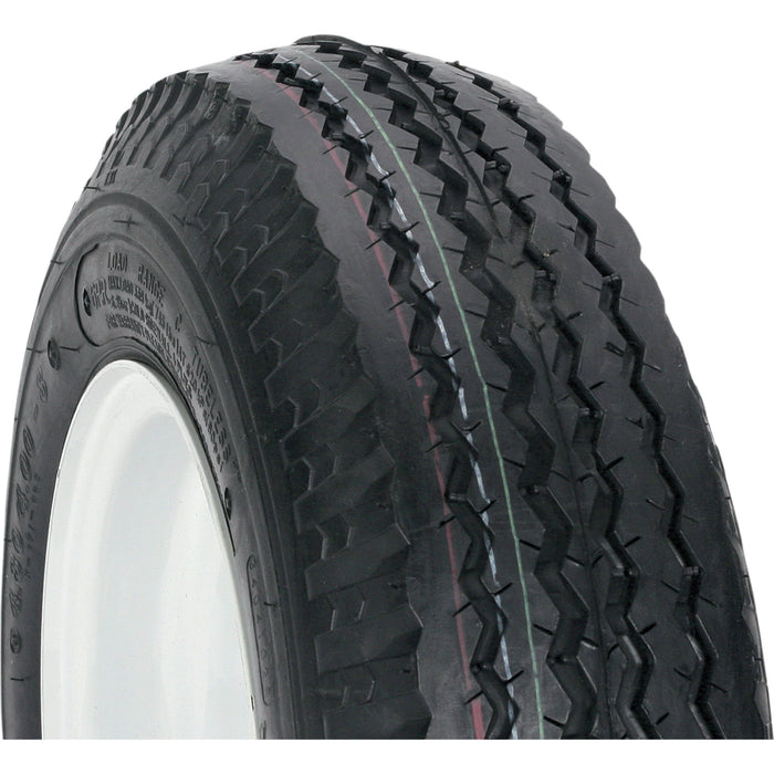 KENDA 48085C 30060 Trailer Tire/Wheel Combo Tire/Wheel - 4.80-8 - 6 Ply