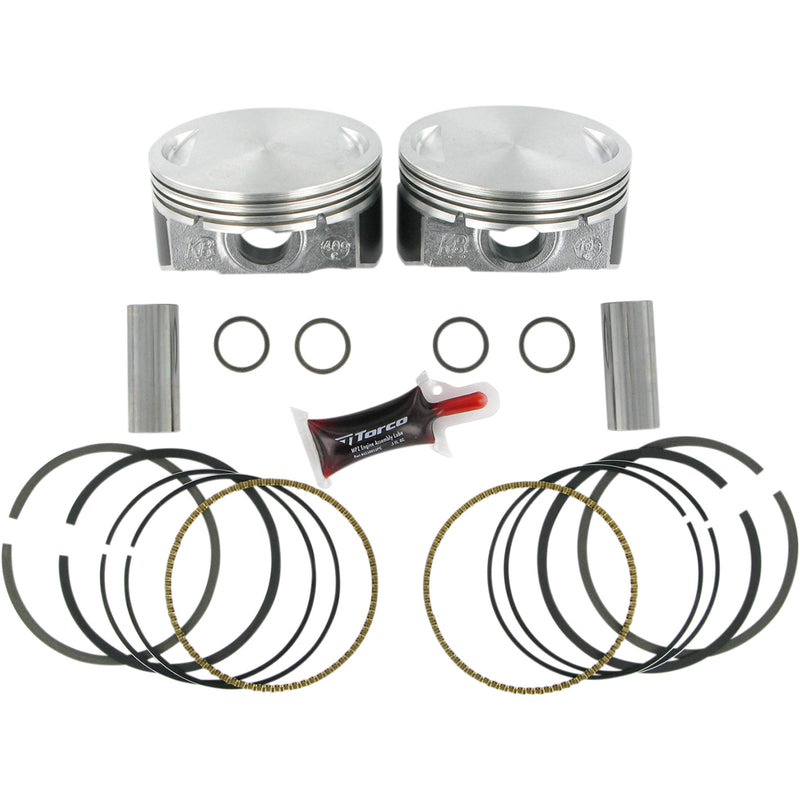 KB PERFORMANCE 0910-0917 KB409C.010 Hypereutectic Piston Kit Piston Kit - Twin Cam