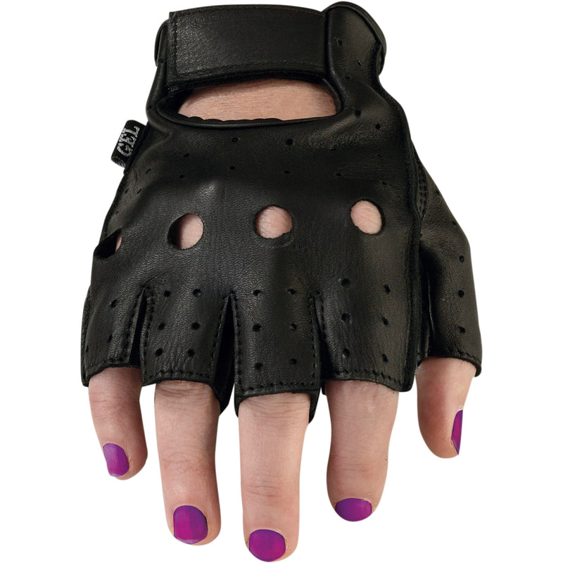 Z1R Women's 243 Half Gloves Black