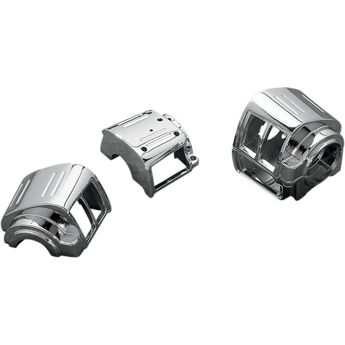 DRAG SPECIALTIES Handlebar Switch Housing Kit Chrome