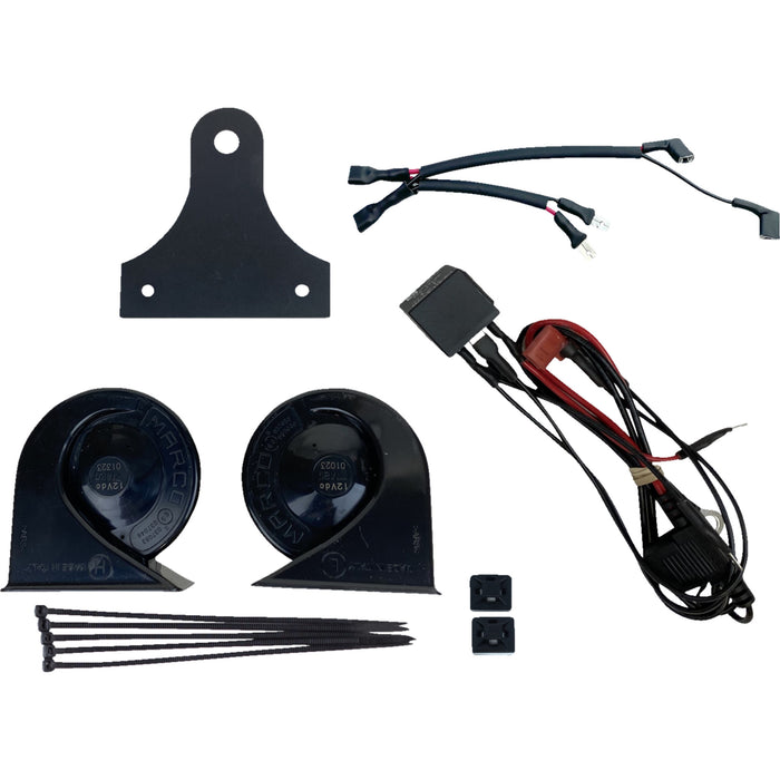 Custom Dynamics Horn Kit - CD-HORN-DUAL For Harley Touring 1978-2025