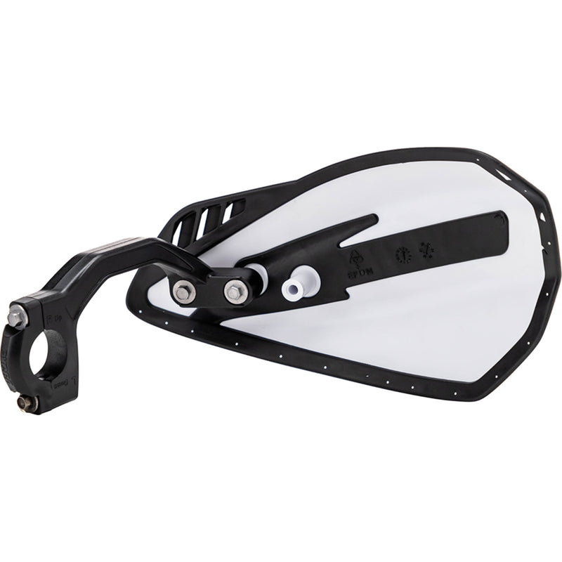 CYCRA 0635-1732 1CYC-0056-237 Cyclone Handguards Handguards - Cyclone - White/Black