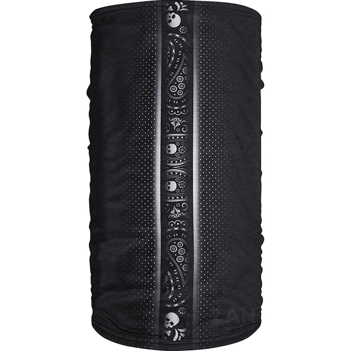 ZAN HEADGEAR 2502-0328 TF131 Motley Tube® Fleece Lined classic carbon halftone