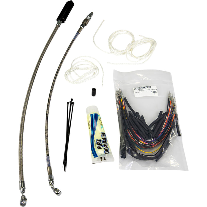 FAT BAGGERS INC. 0662-0760 109116 Control Installation Kit - Cable Clutch - 16" - Braided