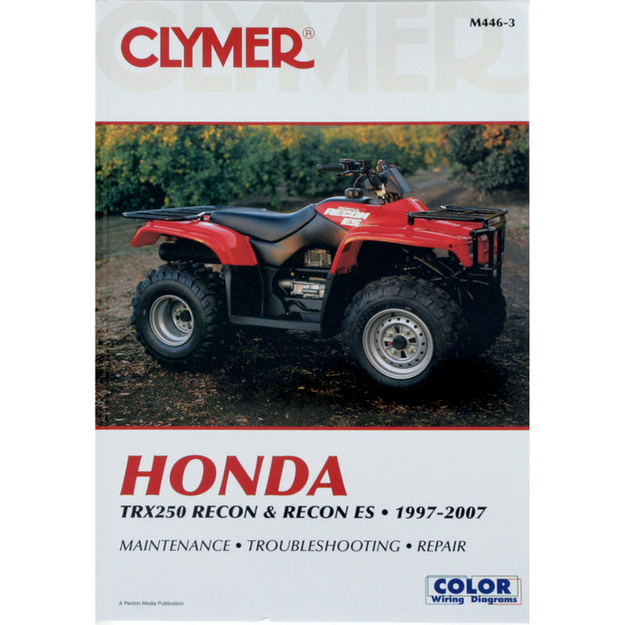 CLYMER 4201-0179 CM4464 ATV Repair Manual — Honda Manual - Honda TRX250 ES