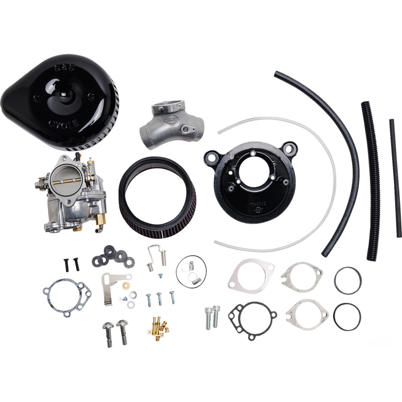 S&S Cycle Carburetor W Stealth Air Cleaner - 110-0148 For Harley Motorcycles 1984-1999