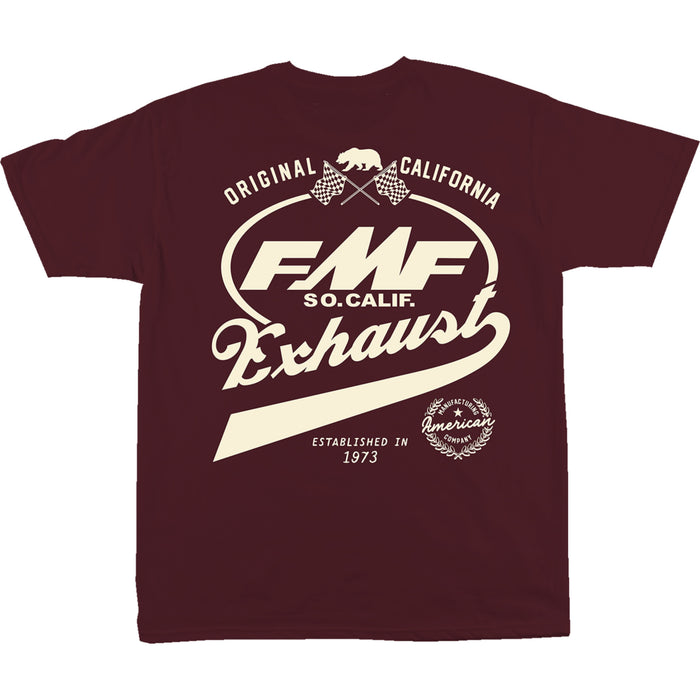 FMF 3030-24334 FA24118912MRNSM Fuel T-Shirt maroon - small